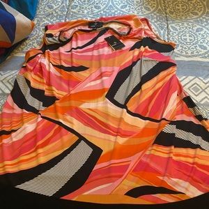 BNWT Ronni Nicole pink and black dress size 3x